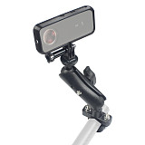 FEICHAO Motorcycle Handlebar Rear with PLA Protective Frame Compatible with Insta360 One X2 XR Action Camera Stand