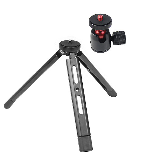 FEICHAO Tripod Selfie Stick Tabletop Camera Stabilizer with Tripod Ball Head Lock Knob for Camera Photography Live Streaming