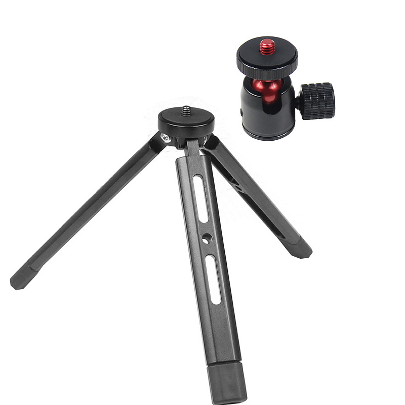 FEICHAO Tripod Selfie Stick Tabletop Camera Stabilizer with Tripod Ball Head Lock Knob for Camera Photography Live Streaming