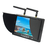 FEICHAO 7 Inch TFT LCD Screen FPV Monitor LT5802S 5.8G 40CH LED Backlight Multicopter with Build-inBattery