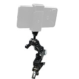 FEICHAO Super Clamp Articulated Arm Crab Claw with Dual Ball Magic Arm for Mirophone LED Video Light Monitor