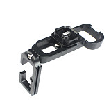 Aluminum Quick Release Plate Ball Head Vertical L Bracket Plate Adapter Mount for Sony A7/A7R/ARCA Standard Camera Handle Holder