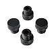 FEICHAO 4PCS Aluminum Alloy M12 Thread Screw Connector/Rod Stop for Diameter Dia 15mm Tube for DSLR Camera Rig Support Rail System