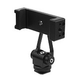 FEICHAO Hot Shoe Mount Mini Ball Head 360 Panoramic Monitor Holder Camera Gimbal 1/4'' Cold Shoe Adapter for Tripod Light Flash Bracket