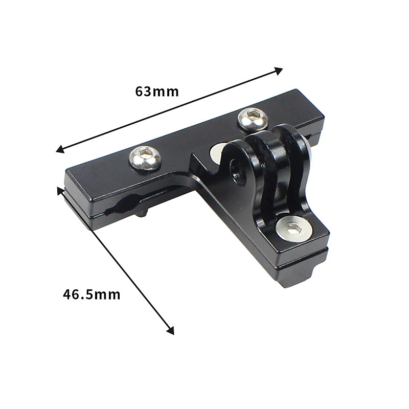 FEICHAO Bicycle Saddle Rail Seat Camera Mount Holder Adapter Compatible with GoPro Hero 9 8 MAX, Osmo Action, Xiaoyi,Insta360 ONE R