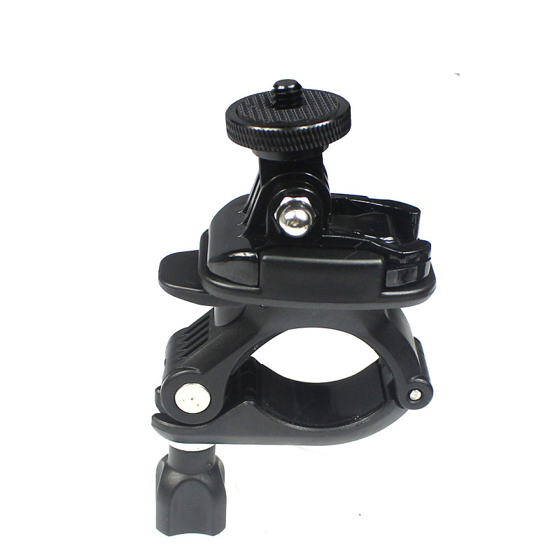 FEICHAO Bicycle Handlebar Mount Bike Motorcycle Bracket Holder 360 Rotating with 1/4 Adapter for 25-30mm Bar