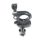 FEICHAO Bicycle Handlebar Mount Bike Motorcycle Bracket Holder 360 Rotating with 1/4 Adapter for 25-30mm Bar