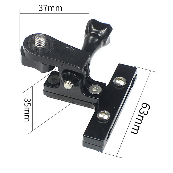 FEICHAO Bicycle Saddle Rail Seat Camera Mount Holder Adapter Compatible with GoPro Hero 9 8 MAX, Osmo Action, Xiaoyi,Insta360 ONE R