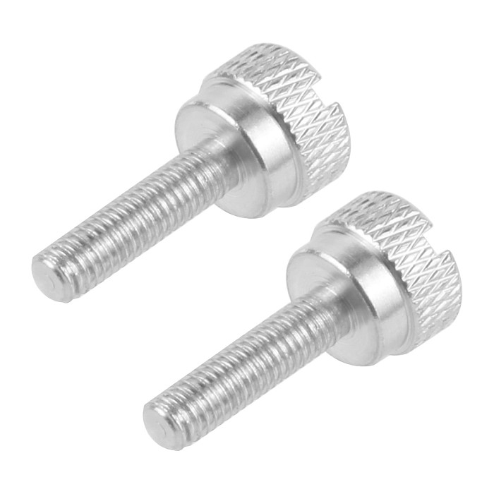 FEICHAO 2x Portable Stainless Steel M5 Handle Thumb Screws Quick Release Mounting Adapter for Gopro Hero 9 Max 8 7 6 5 4 Action Cameras