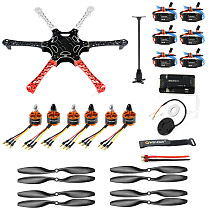 QWinOut F550 550mm RC Hexacopter Unassembled with PIX Flight Controller  920KV Brushless Motor  GPS 30A ESC 1045 Propeller for DIY RC Hexacopter Drone