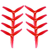 4Pairs DALPROP T3018 3-Blade 3 Inch Propeller w/1.8mm Mounting Hole for FPV Racing Drone RC Quadcopter Spare Parts Replacement