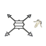 FEICHAO 115mm Wheelbase Bottom Plate 3K with Camera Cover for Happymodel Crux3 FPV Drone