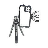 FEICHAO Smartphone Video Cage Stabilizer Kit Bracket for iPhone 12 / 12 Pro Mobile Phone