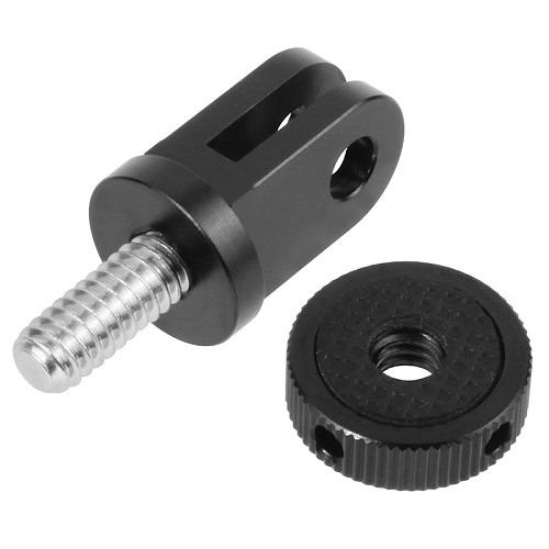 BGNing For insta360 One X X2 R Mini Tripod Adapter 1/4  Screw 2 in 1 Quick-Release Base CNC for Gopro Hero13 9 8 7 5 Yi 4K Action Camera
