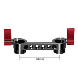 BGNing 15mm Rod Clamp 1/4  3/8  Cheese Mount for DSLR Cameras Shoulder Rig Rail Follow Focus Support System with 30cm Tube Accessories