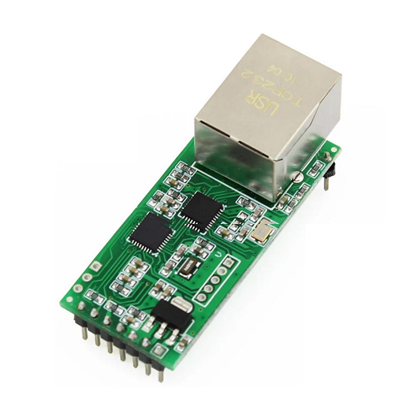 New USR-TCP232-T2 V1.2 V1.1 Tiny Serial Ethernet Converter Module Pin Type UART TTL to Ethernet TCPIP Module Support DHCP DNS