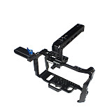 FEICHAO Camera Cage with Handles Universal Mount Quick Release Plate Compatible with BMPCC 4K 6K Camera