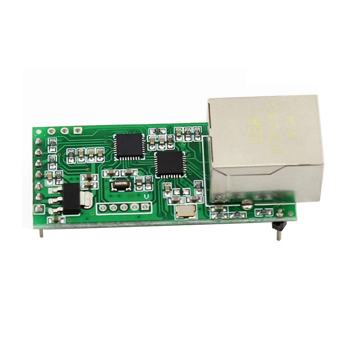 New USR-TCP232-T2 V1.2 V1.1 Tiny Serial Ethernet Converter Module Pin Type UART TTL to Ethernet TCPIP Module Support DHCP DNS