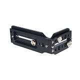 FEICHAO Universal Camera L Bracket Quick Release Plate with 1/4 Inch Screw Vertical Video Compatible For Nikon Canon Sony DSLR Camera