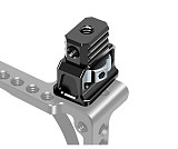 FEICHAO Aluminum Alloy 1/4 Interface Adapter Mount Holder with Arri Locating Pins for Magic Arm SLR Camera Accessories 10KG Load