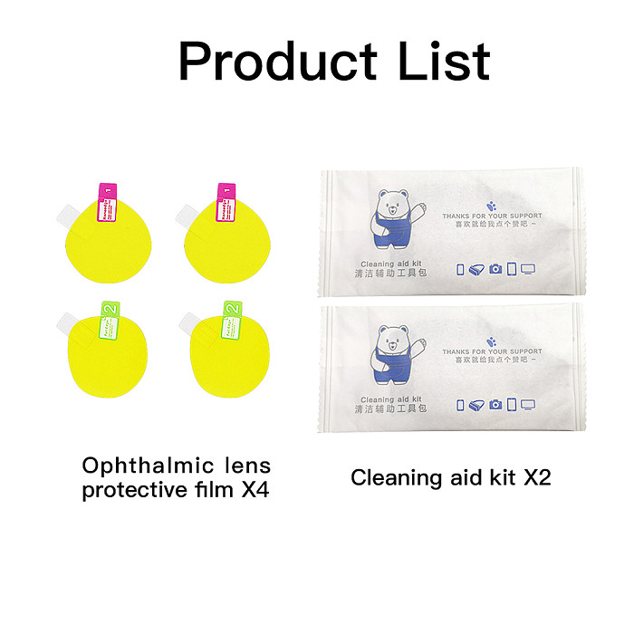 FEICHAO VR Accessories For -Oculus Quest 2 Vr Glasses TPU Soft Film Protector -HD Film X3UB
