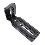 FEICHAO Universal Camera L Bracket Quick Release Plate with 1/4 Inch Screw Vertical Video Compatible For Nikon Canon Sony DSLR Camera