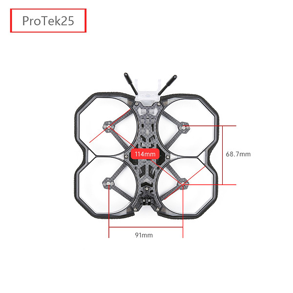 iFlight 2PCS Replacement Propeller Guard for iFlight ProTek25 HD 2.5inch Cinewhoop FPV Drone Spare Parts RC Parts