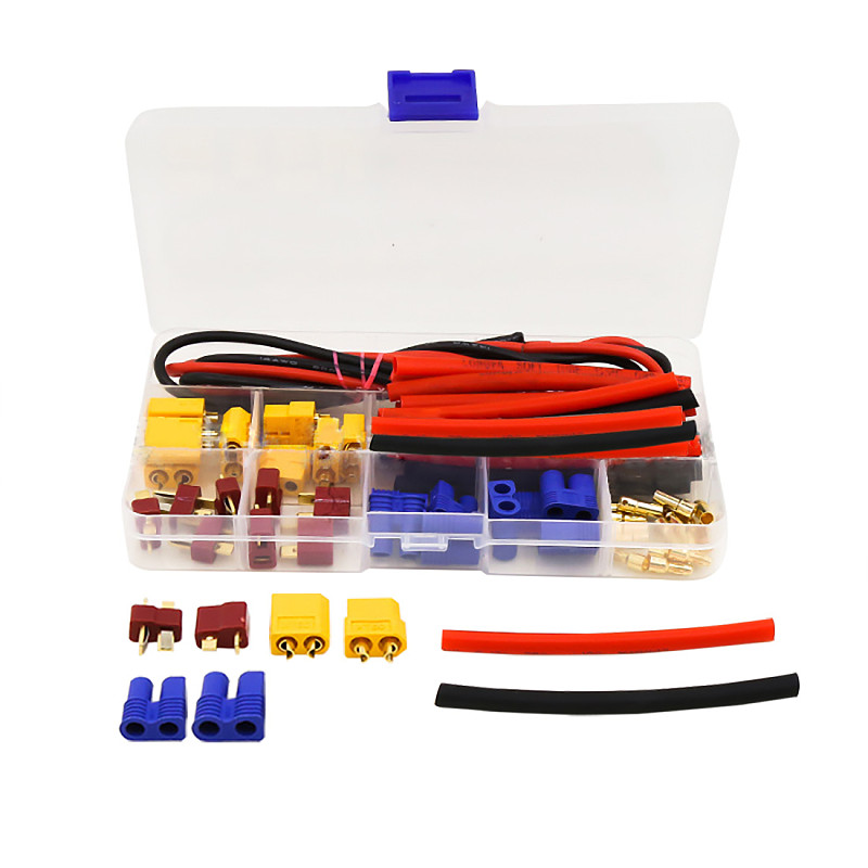 Feichao Gold Bullet Connectors Plug Heat Shrink Car Electrical Wires Connector For Lipo Battery RC Motor Car Truck Tool