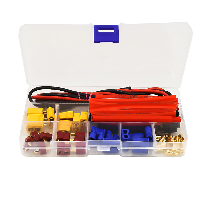 Feichao Gold Bullet Connectors Plug Heat Shrink Car Electrical Wires Connector For Lipo Battery RC Motor Car Truck Tool