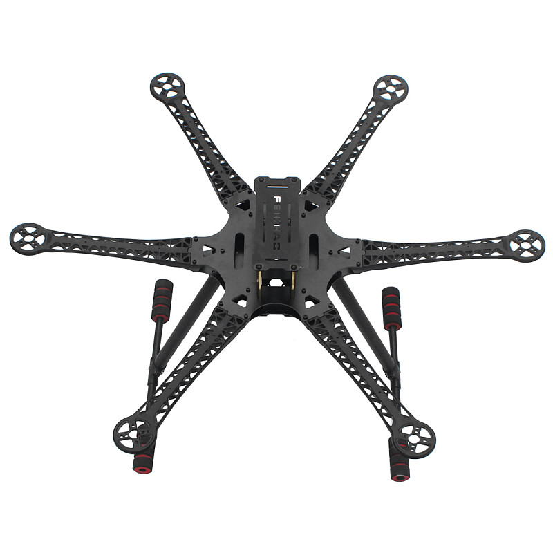 Feichao 550 Hexa Frame Kit with Landing Gear Compatible with 9-10inch Propellers For DIY RC Multicopter Heli Multi-Rotor Parts