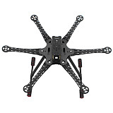 Feichao 550 Hexa Frame Kit with Landing Gear Compatible with 9-10inch Propellers For DIY RC Multicopter Heli Multi-Rotor Parts