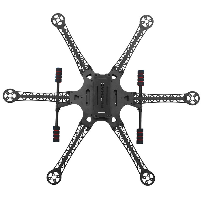 Feichao 550 Hexa Frame Kit with Landing Gear Compatible with 9-10inch Propellers For DIY RC Multicopter Heli Multi-Rotor Parts