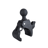 Motorcycle Bicycle Handlebar Rail Mount Clamp with 1 inch Ball Mount for Gopro Action Camera Clamp Mount Clip Tough-Claw Mount