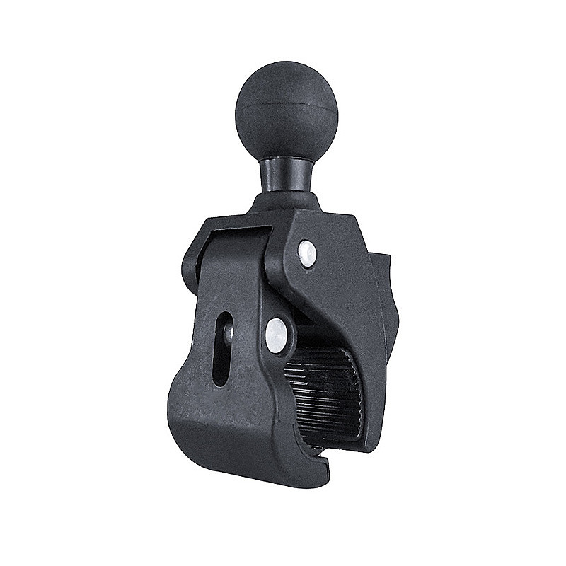 Motorcycle Bicycle Handlebar Rail Mount Clamp with 1 inch Ball Mount for Gopro Action Camera Clamp Mount Clip Tough-Claw Mount