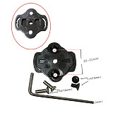 QWINOUT For GoPro Sports Camera Link Base Quick Release Lock Accessories for Garmin Bryton Bicycle Codemeter Computer Bracket