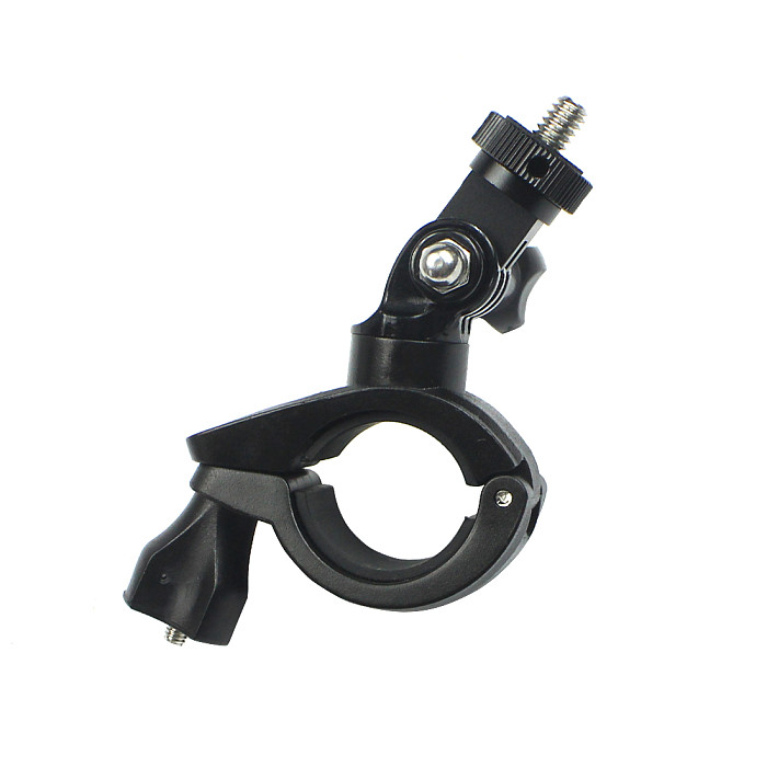FEICHAO Tube Clamp With Extension Bracket/1/4 Adapter For Bicycle/Motorcycle Bracket And All GoPro Series Sports Cameras