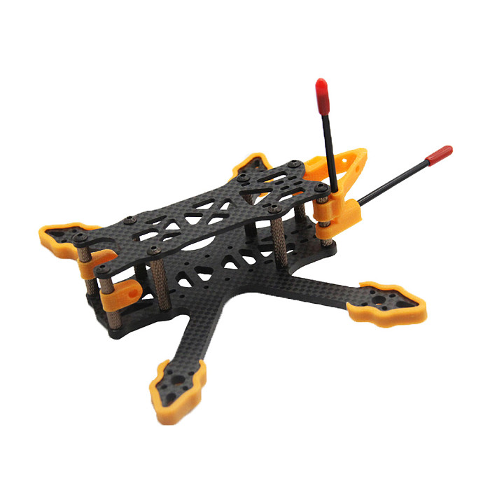 JMT GX140 Mini Alien - 3 Inch 140mm Carbon Fiber FPV Frame Kit 4mm Arm with Print Accessories for FPV Racing Drones Freestyle DIY