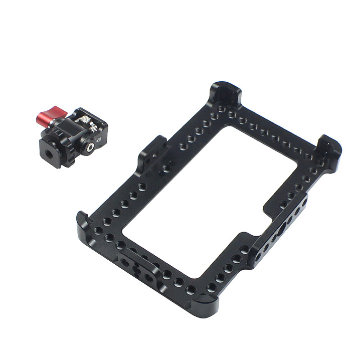 FEICHAO for FeelWorld F6 Plus monitor rabbit cage 5.5 inch monitor rabbit cage bracket hot shoe base SLR camera universal accessories