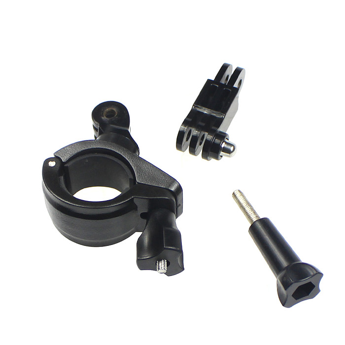 FEICHAO Tube Clamp With Extension Bracket/1/4 Adapter For Bicycle/Motorcycle Bracket And All GoPro Series Sports Cameras