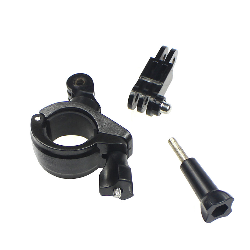 FEICHAO Tube Clamp With Extension Bracket/1/4 Adapter For Bicycle/Motorcycle Bracket And All GoPro Series Sports Cameras