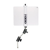 FCLUO XJ15 Full Metal Tablet PC Stand iPad Universal Desktop Mobile Phone Support Frame Live Fixing Clip