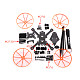 JMT 135mm 3 inch Carbon Fiber Frame Kit for Drones FPV CADDX VISTA  HD FPV Racing Freestyle 3S 4S 1406 1408 1506 1507