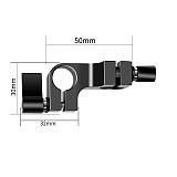 FEICHAO 90 Degree Angled Vertical  15mm piece SLR camera camera kit right angle fixed clip photography accessories pair of carbon fiber guide rails
