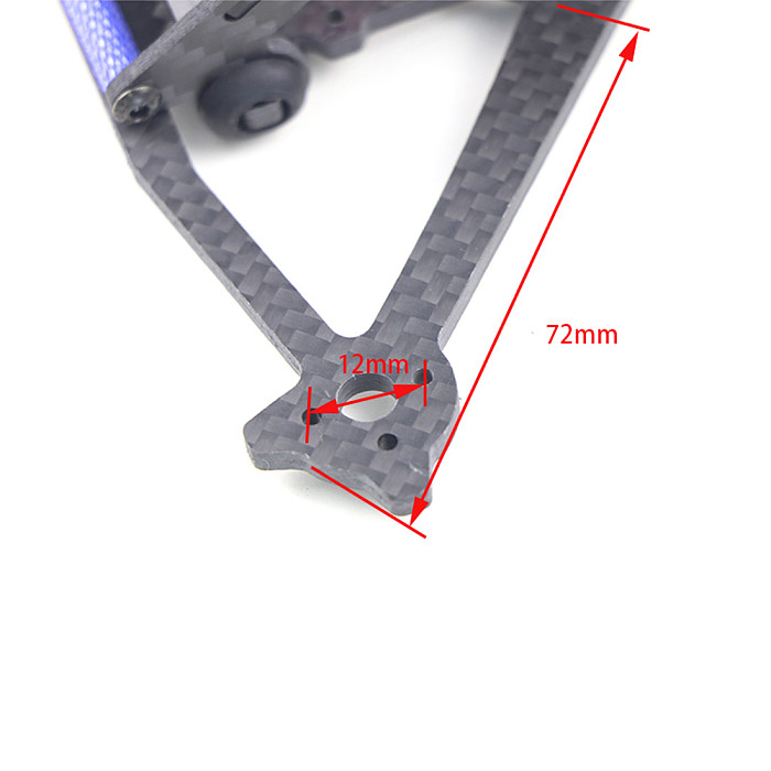 JMT Mini Acrobrat 163 Quadcopter Frame Kit 163mm 3 Inch Compatible with 3030 3045 / Runcam Propeller Mini Split Camera