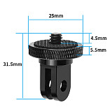 FEICHAO Tube Clamp With Extension Bracket/1/4 Adapter For Bicycle/Motorcycle Bracket And All GoPro Series Sports Cameras