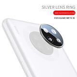 FCLUO Camera Lens Tempered Glass Protective Film Sticker Metal Ring Accessories for Huawei Mate 30