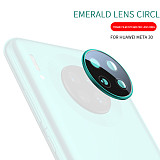 FCLUO Camera Lens Tempered Glass Protective Film Sticker Metal Ring Accessories for Huawei Mate 30