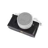 FEICHAO PU Leather Cover Base with Removable Battery Opening 1/4 Inch Hole Protector Screw Half Case for Nikon ZFC SLR Camera Accessories