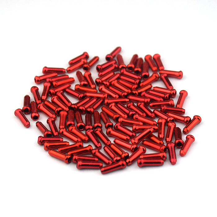 20pcs/set Bicycle Brake Wire Aluminum Alloy Tail Cap 5 Colors Bicycle Brake Cable End Protection Cover Brake Line Cable End Cap