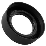 BGNing 3 in1 Collapsible Rubber Hood 49 52 55 58 62 67 72 77 82mm 3-Stage Foldable Lens Hood for Canon for Nikon DSLR SLR Camera